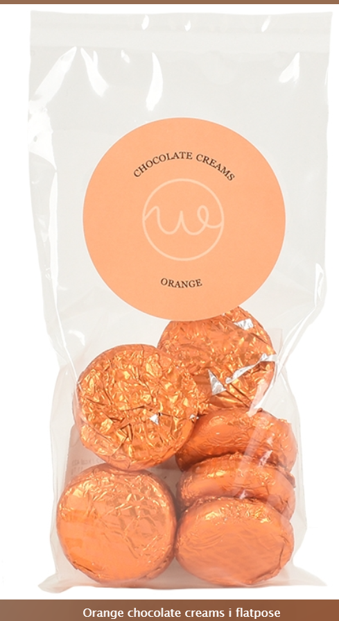 Chocolate Creams Orange Flatpose