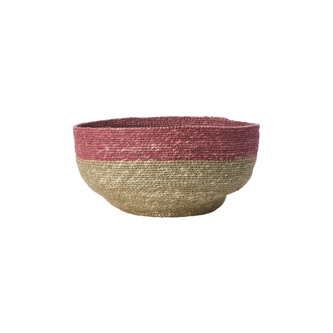 LANDO Basket, Pink/natural