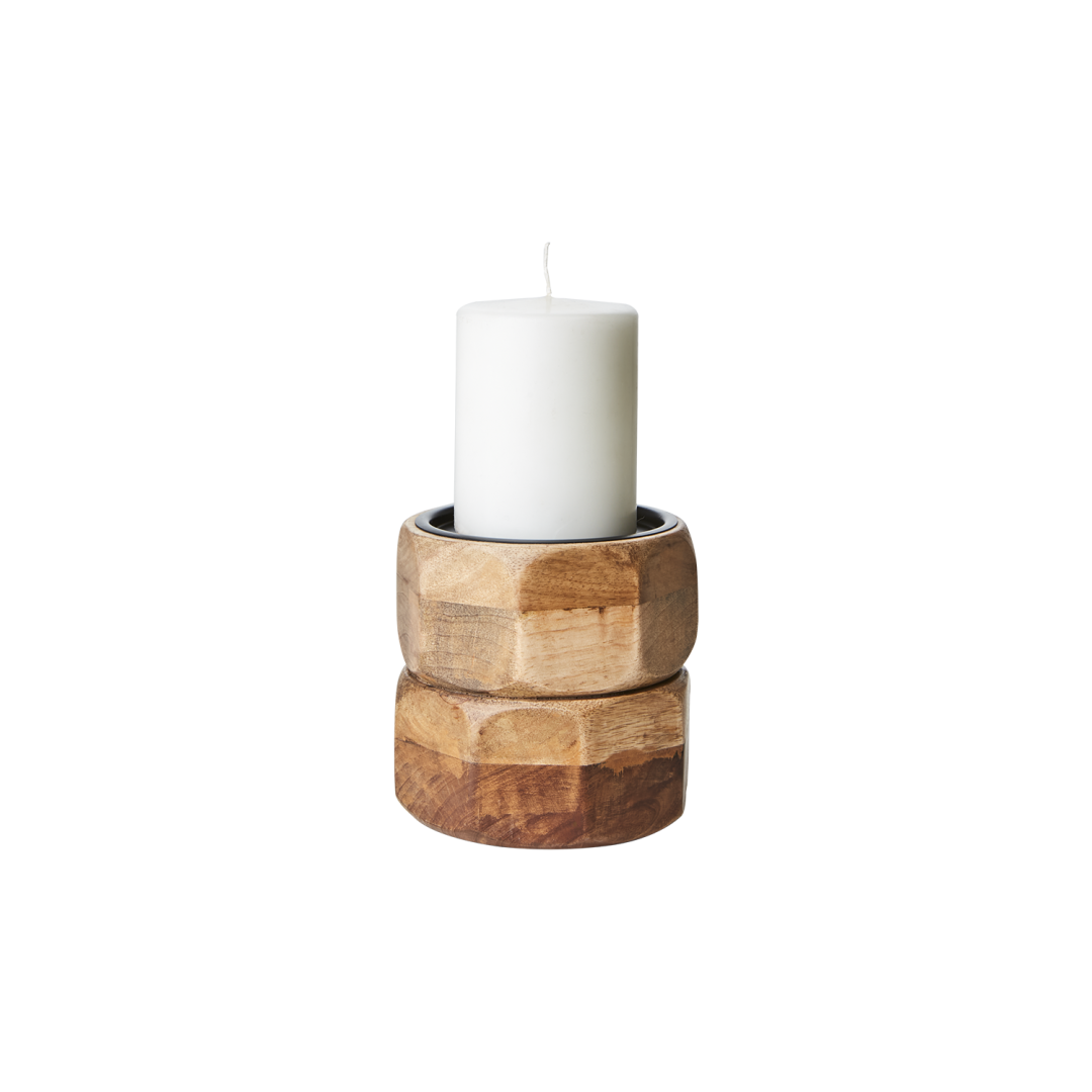 BRONX Candle holder S, Brown
