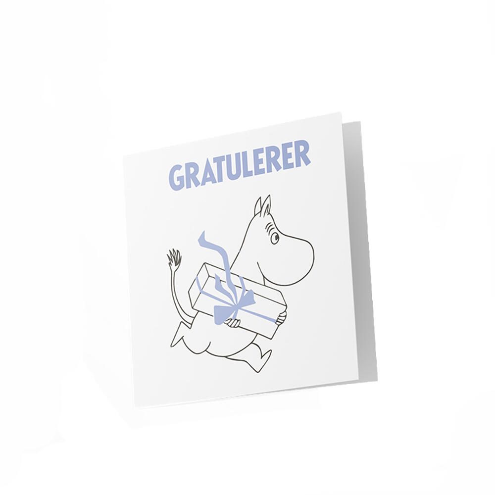 Mummi dobbeltkort - Gratulerer 7,5cm