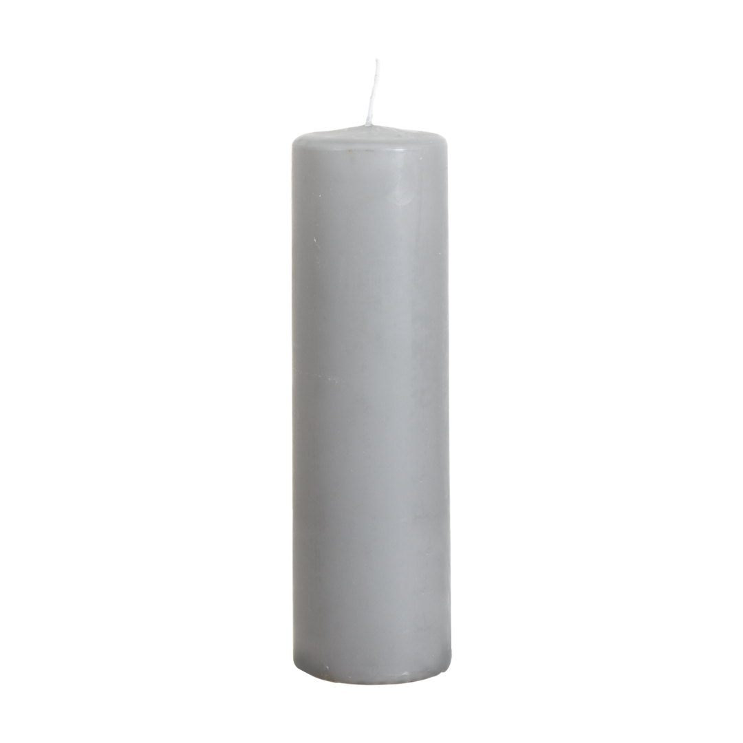SKYLINE Pillar candle, Graphite grey