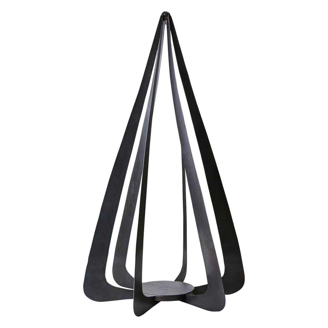 BODIL Outdoor candle holder/plant support, Black