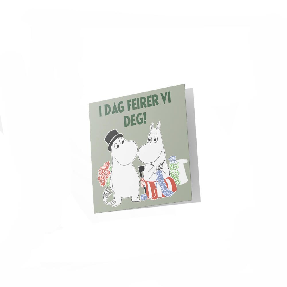 Mummi dobbeltkort - I dag feier vi deg! 7,5 cm